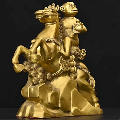 Immediately seal the Marquis Bronze Horse Monkey Decoration Crafts Office Entrance Decoration