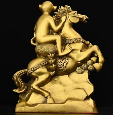 Immediately seal the Marquis Bronze Horse Monkey Decoration Crafts Office Entrance Decoration