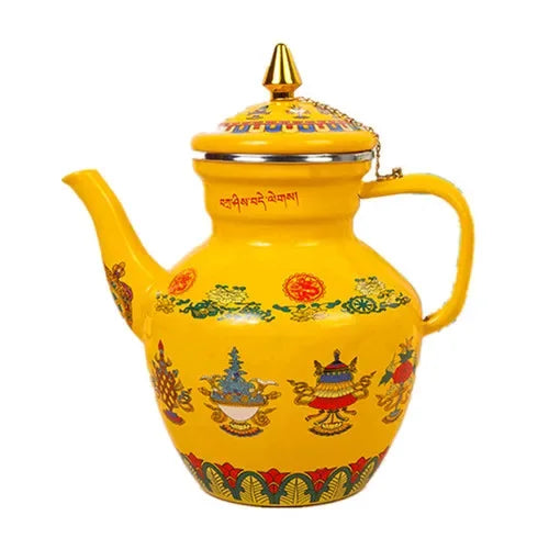 Increase thickening flat bottom enamel kettle  milk teapot Home Gas Induction Cooker kitchen Whistling Kettle Water Carafe