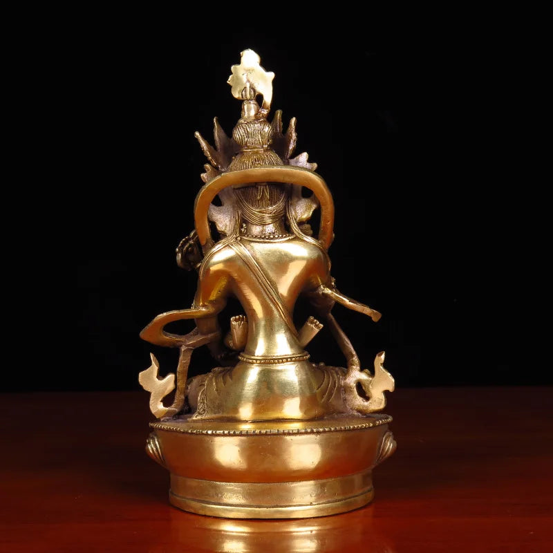India Tibet Buddhism love God Happy Buddha double major copper Buddha statue home family efficacious safe GOOD LUCK protection