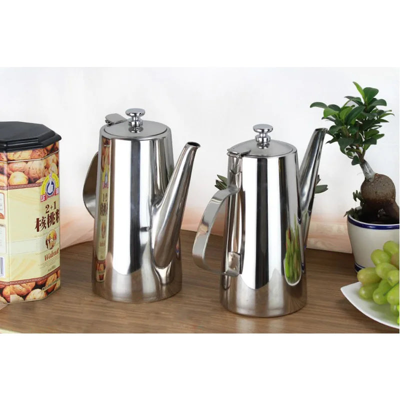 Inox Teapot Stainless steel Kettle Teapot tea  Holder Coffee pot Cold Water Hotel /dining Hoom Use