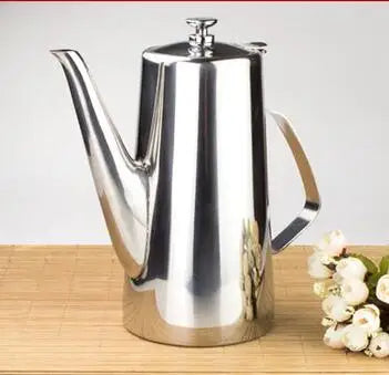 Inox Teapot Stainless steel Kettle Teapot tea  Holder Coffee pot Cold Water Hotel /dining Hoom Use