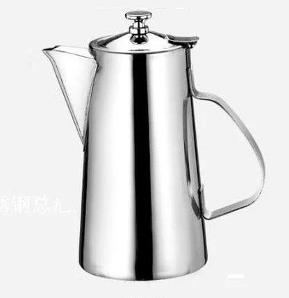 Inox Teapot Stainless steel Kettle Teapot tea  Holder Coffee pot Cold Water Hotel /dining Hoom Use