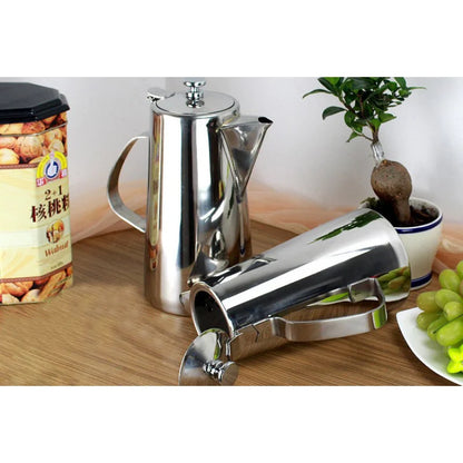 Inox Teapot Stainless steel Kettle Teapot tea  Holder Coffee pot Cold Water Hotel /dining Hoom Use