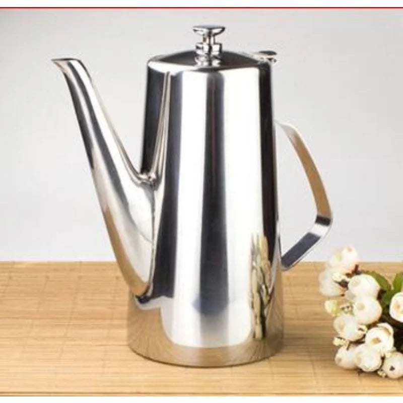 Inox Teapot Stainless steel Kettle Teapot tea  Holder Coffee pot Cold Water Hotel /dining Hoom Use