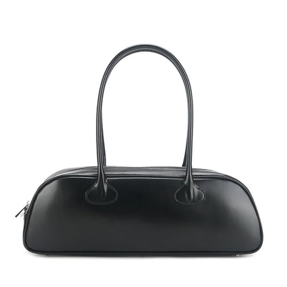 Ins Blogger Favor Fashion Cowhide Handbag Underarm Bag Good Mix Women's Purse