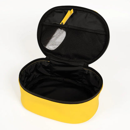 Ins online celebrity cosmetic bag female portable simple portable fashion round portable travel storage  makeup case