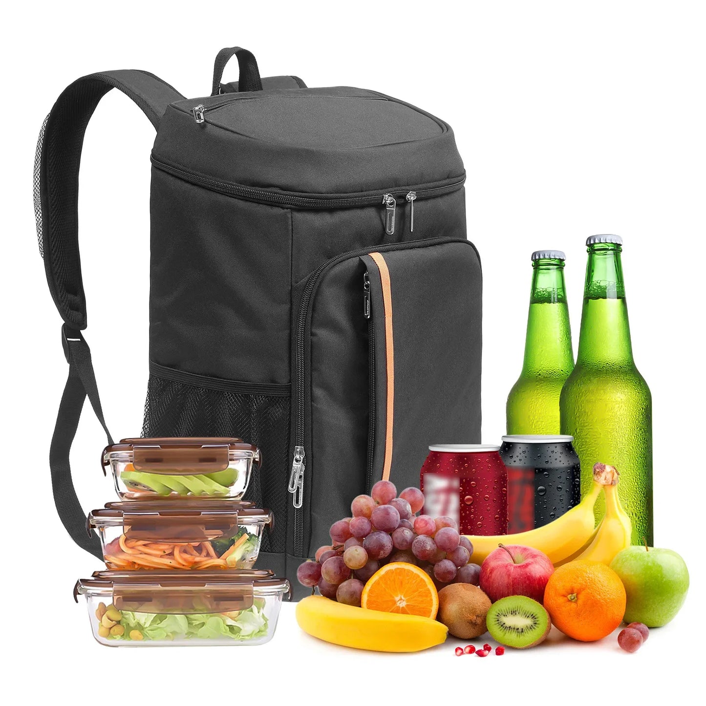 Insulated Backpack Leakproof Grocery Cooler Bag for Men Women Picnic Camping Hiking Beach Park or Day Trip