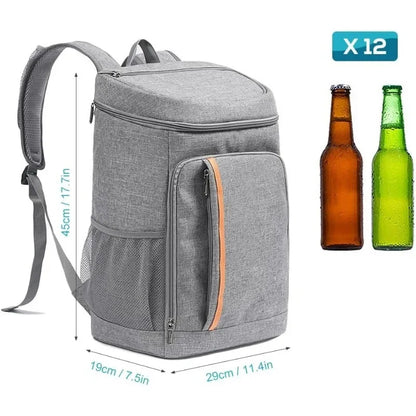 Insulated Backpack Leakproof Grocery Cooler Bag for Men Women Picnic Camping Hiking Beach Park or Day Trip