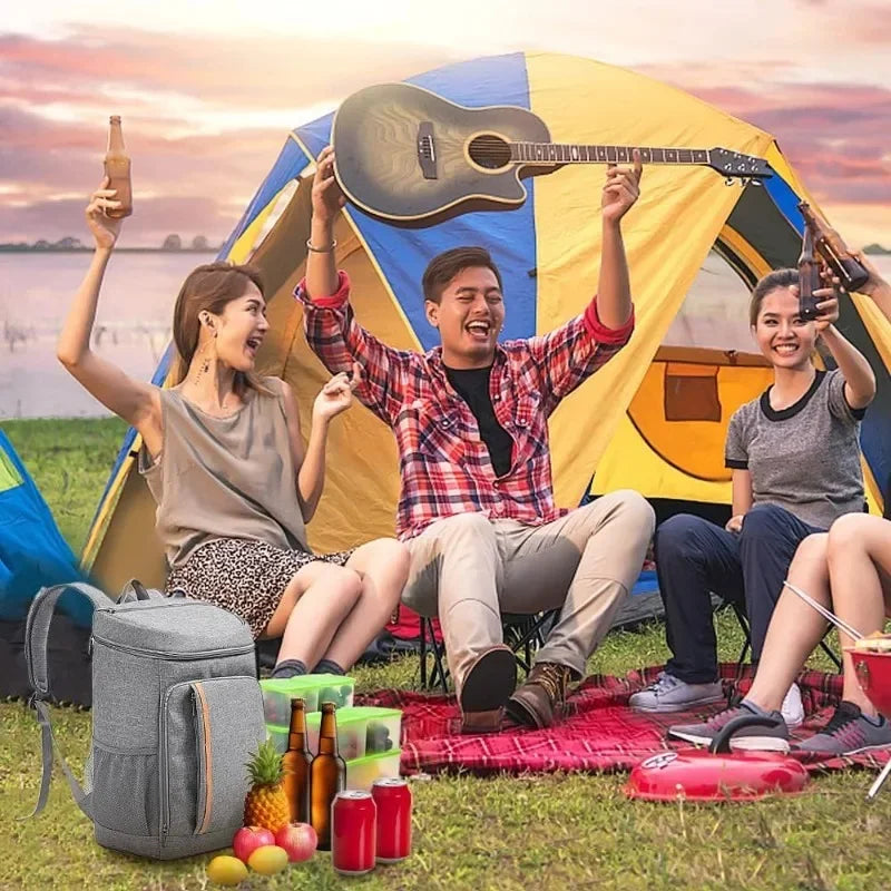 Insulated Backpack Leakproof Grocery Cooler Bag for Men Women Picnic Camping Hiking Beach Park or Day Trip