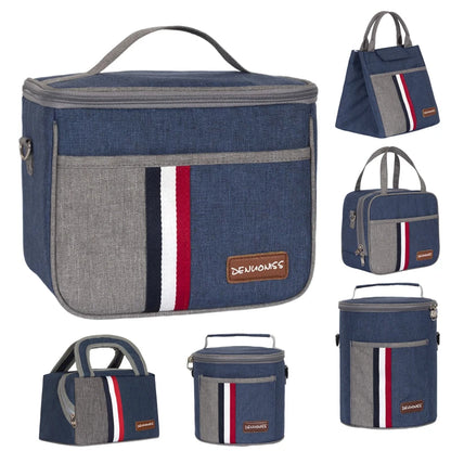 Insulated Lunch Bag Cooler Thermal Portable Box Ice Pack Tote Food Picnic Children Student Bags for Work Storage Snack Handbags