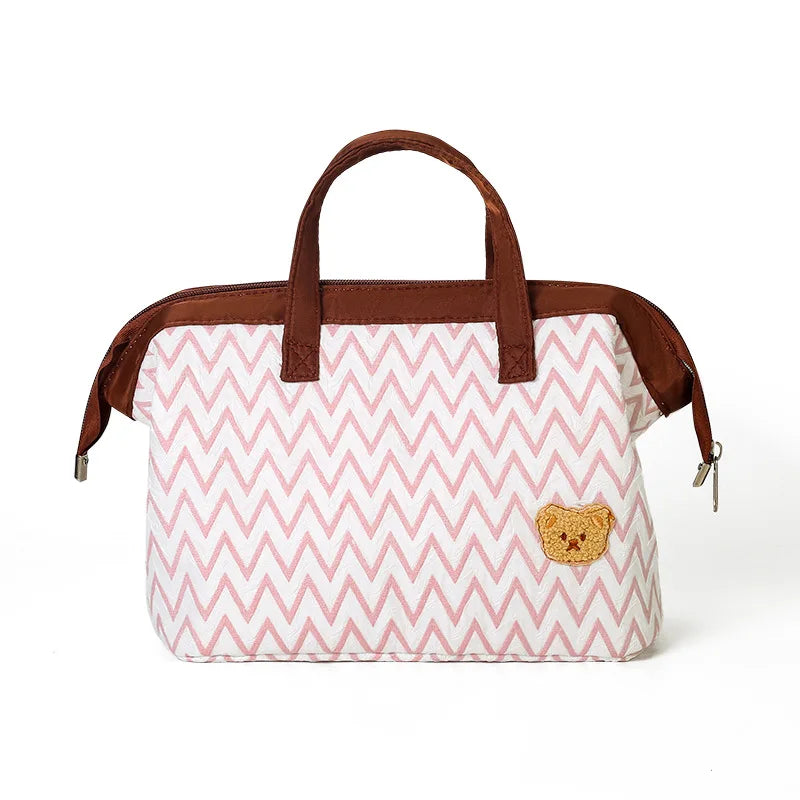 Insulated Lunch Bag for Women/Men, Reusable Lunch Cooler Box Lunch Tote Multi Functional Mother and Baby Bags