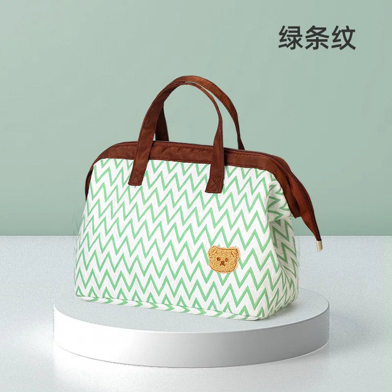 Insulated Lunch Bag for Women/Men, Reusable Lunch Cooler Box Lunch Tote Multi Functional Mother and Baby Bags
