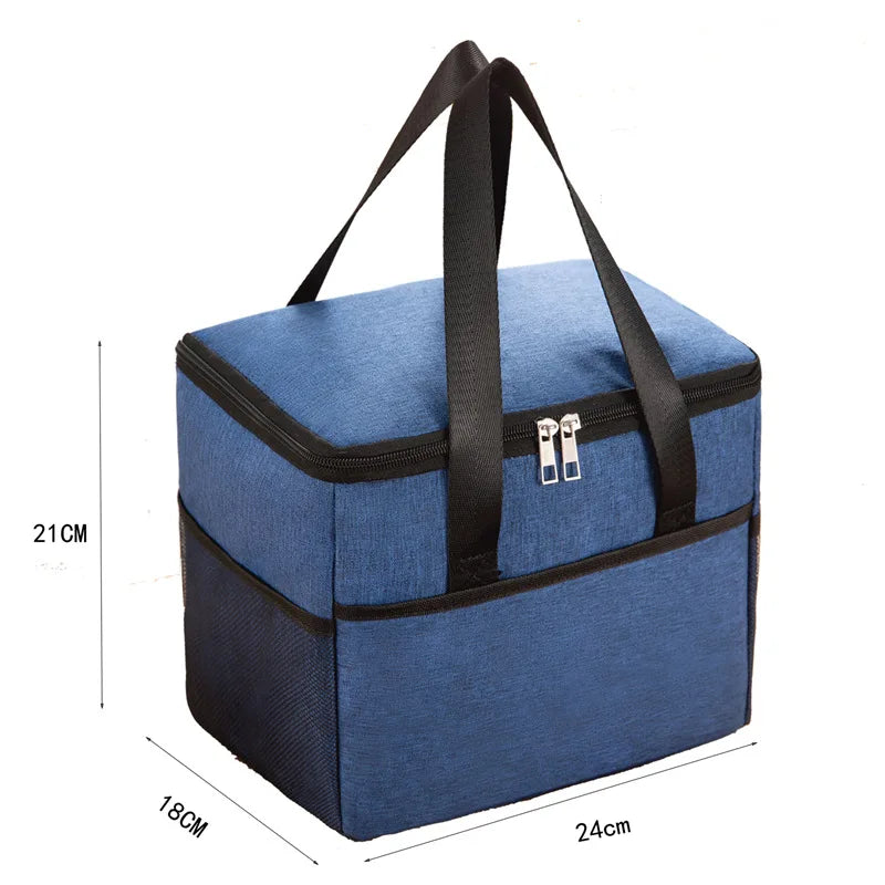 Insulated Thermal Cooler Bag beer Lunch bag Foods Drink Storage Leakproof Picnic Camping Bags Outdoor Cooler Box beach Portable