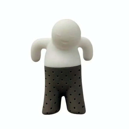Interesting Silicone Tea Strainer Cute Cartoon Lazy Portable CreativeVillain Filter Brewing Making Teapot Kitchen Accessories