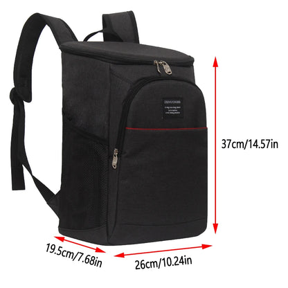 Isothermal Backpack Food Delivery Simple Fashion Waterproof Thickened Cooler Bag Large Insulated Picnic Refrigerator Lunch Bags