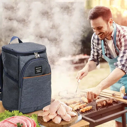 Isothermal Backpack Food Delivery Simple Fashion Waterproof Thickened Cooler Bag Large Insulated Picnic Refrigerator Lunch Bags