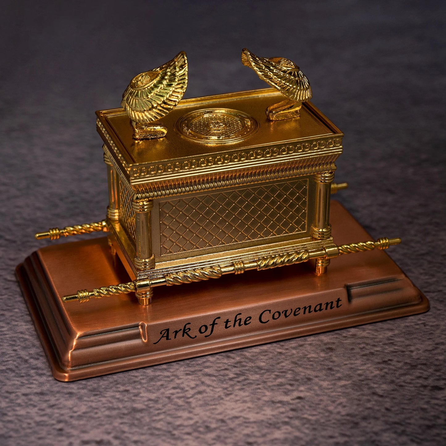 Israel Judaism Copper Gilded Ark of the Covenant Catholic Home Decoration Ornament Christian Church Supplies Jesus Christ Gift