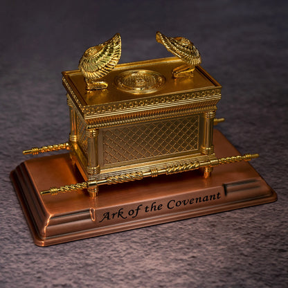 Israel Judaism Copper Gilded Ark of the Covenant Catholic Home Decoration Ornament Christian Church Supplies Jesus Christ Gift