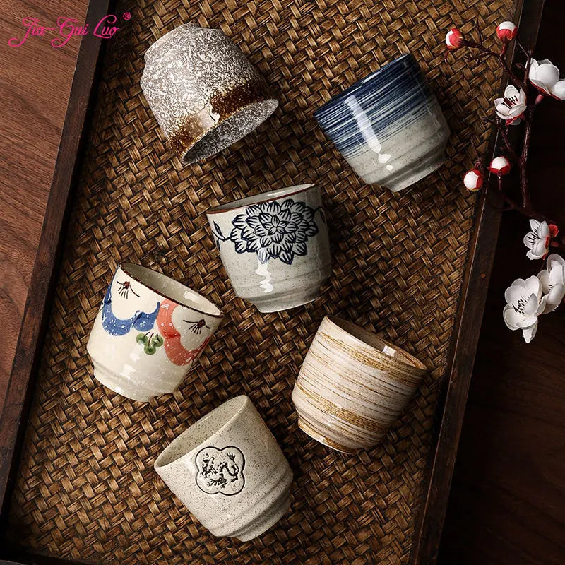 JIA GUI LUO-Ceramic Teacups, Japanese Style Cups, I023, 200ml