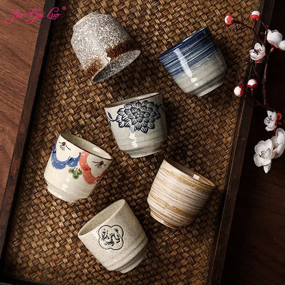JIA GUI LUO-Ceramic Teacups, Japanese Style Cups, I023, 200ml