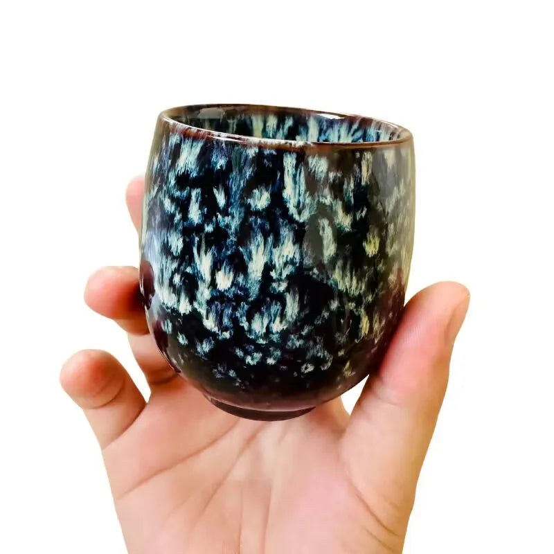 JIA GUI LUO  Japanese Style Tea Cup Kiln Change Ceramic  Teacups Travel Cup Home Tea Cup Creative  150ml
