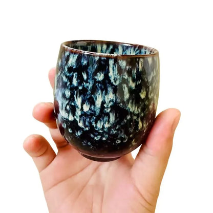 JIA GUI LUO  Japanese Style Tea Cup Kiln Change Ceramic  Teacups Travel Cup Home Tea Cup Creative  150ml
