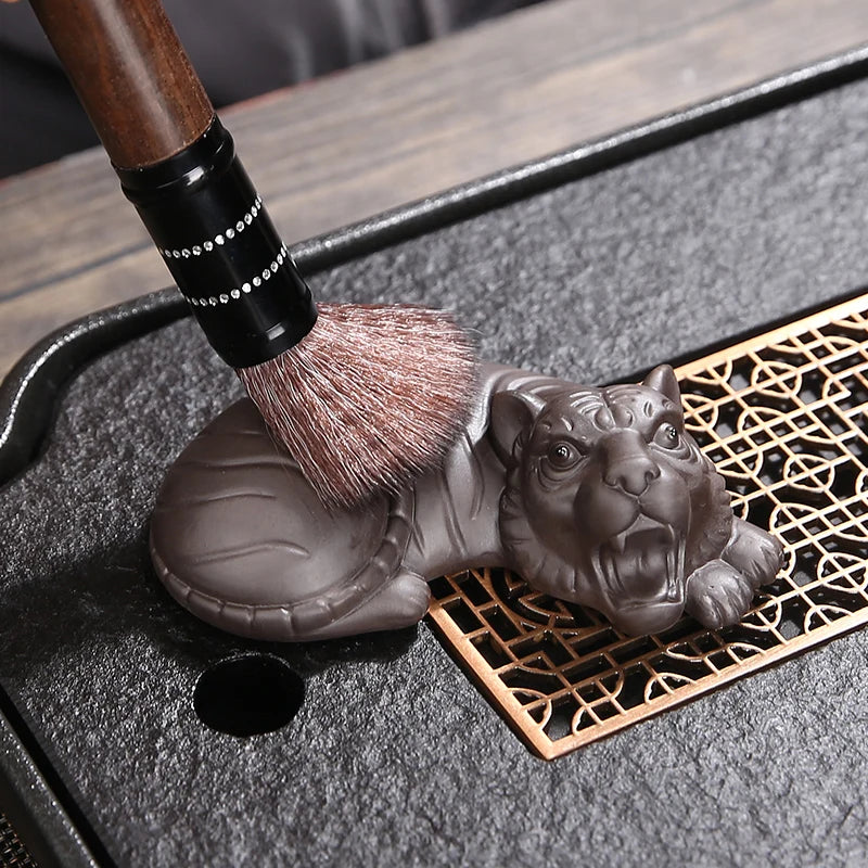 JIA-GUI LUO  Purple Clay  Tea Pet Yixing  Purple Clay Tea Set  Tea Accessories Chinese Zodiac  Decoration N008