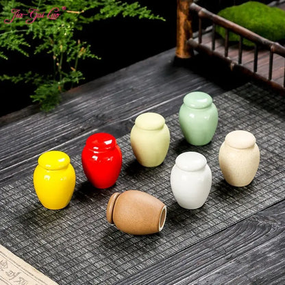 JIA GUI LUO Teaware Tea Caddies, Organizer Tea Container, Tea Jar, Canister, Storage, Coffee Storage, D031