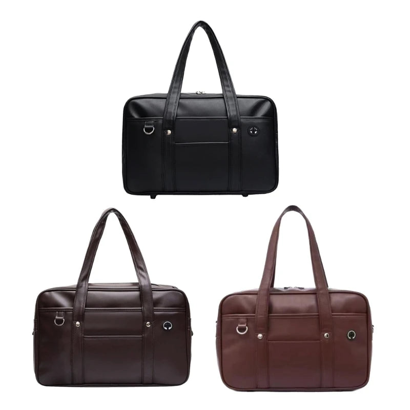 JK Uniform Inspired Handbag Lightweight Shoulder Bag for School and Library