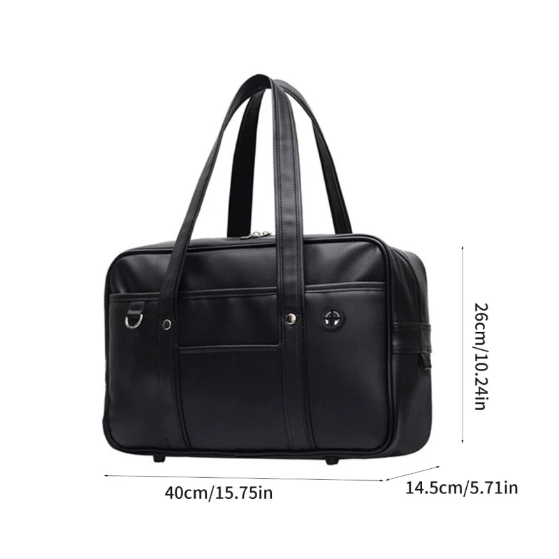 JK Uniform Inspired Handbag Lightweight Shoulder Bag for School and Library