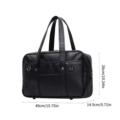 JK Uniform Inspired Handbag Lightweight Shoulder Bag for School and Library