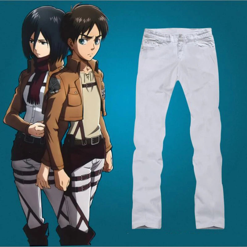 Jacket Pants Shingeki no Kyojin Cosplay Costumes Recon Corps Harness Belt Apron Skirt Scouting Legion Cape Cloak