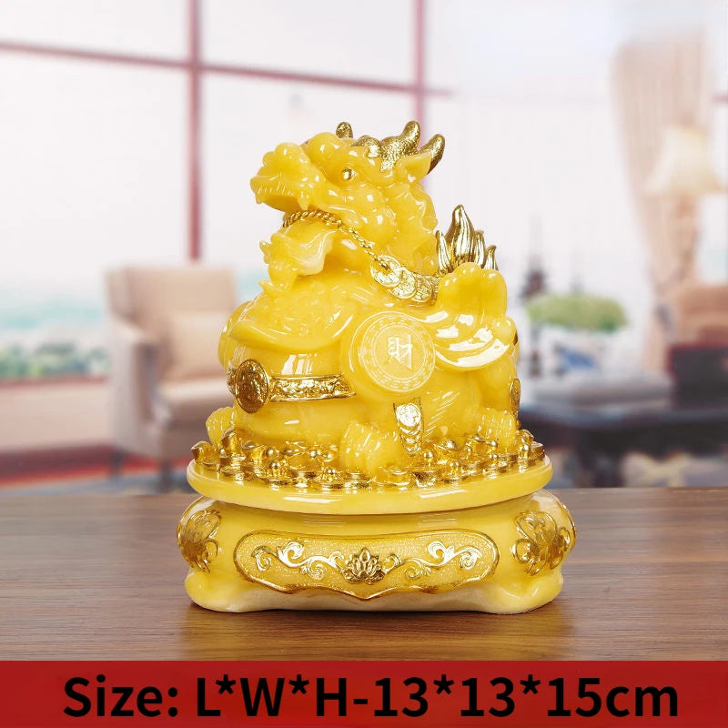 Jade Pixiu Ornaments Attract Wealth Feng Shui Handicrafts Living Room Office Decoration Housewarming Opening Gifts