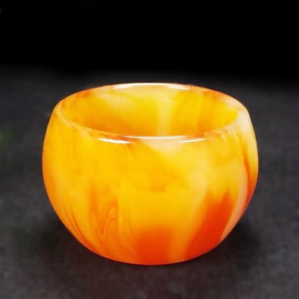 Jade Tea Cup Wine Cup Kung Fu Tea Set Health High-end Jade Single Master Cup Set Water Cup Bowls Kitchen Dining Tea Bowls Tureen