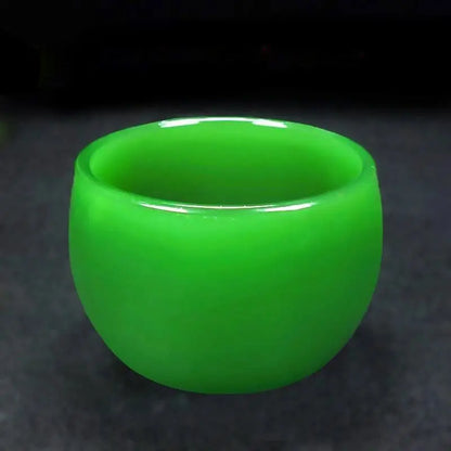 Jade Tea Cup Wine Cup Kung Fu Tea Set Health High-end Jade Single Master Cup Set Water Cup Bowls Kitchen Dining Tea Bowls Tureen