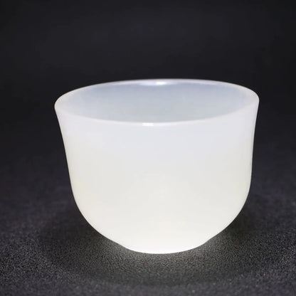 Jade Tea Cup Wine Cup Kung Fu Tea Set Health High-end Jade Single Master Cup Set Water Cup Bowls Kitchen Dining Tea Bowls Tureen