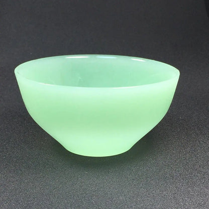 Jade Tea Cup Wine Cup Kung Fu Tea Set Health High-end Jade Single Master Cup Set Water Cup Bowls Kitchen Dining Tea Bowls Tureen
