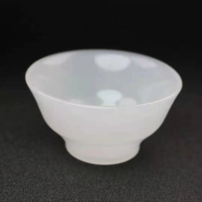 Jade Teacup Wine Glass Chinese Kung Fu Tea Set Health High-end Jade Tureen Master Cup Set Jade Bowl Tea Cup Water Cup Tea Maker