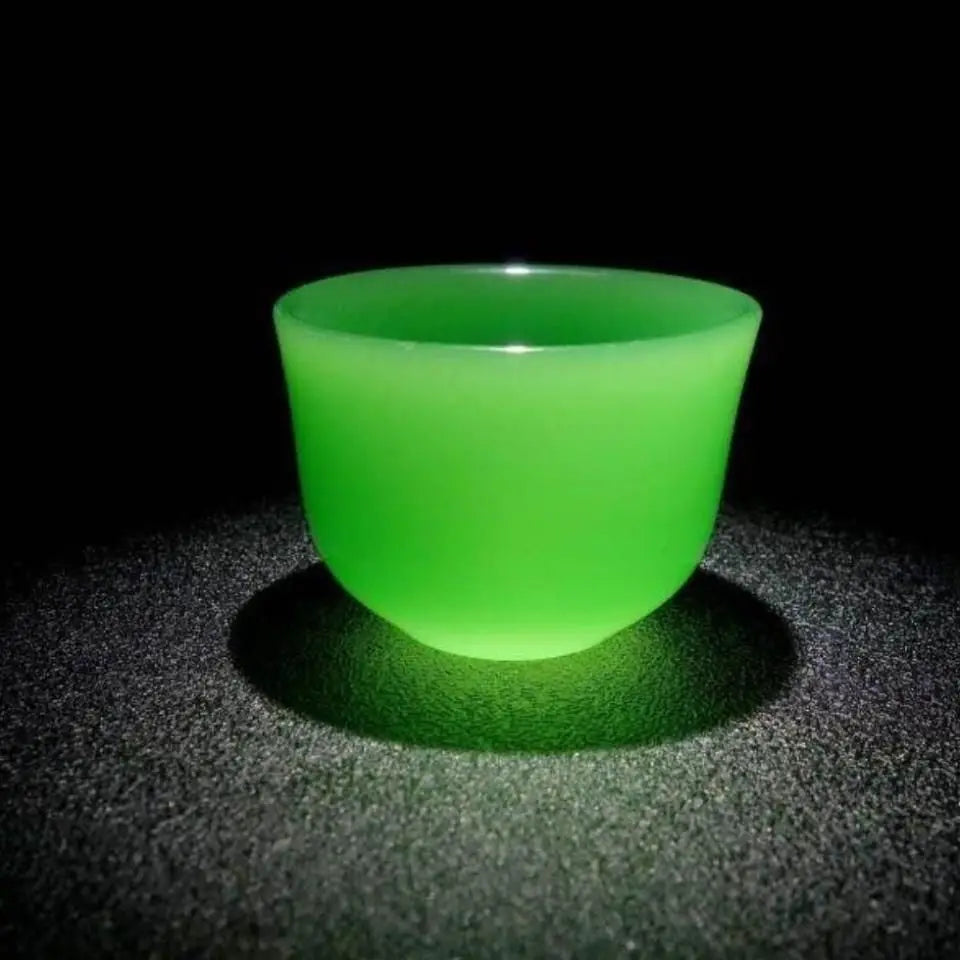 Jade Teacup Wine Glass Kung Fu Teacup Health Cup Water Cup Gift Cup Tea Set Tea Bowls  Chinese Style Porcelain