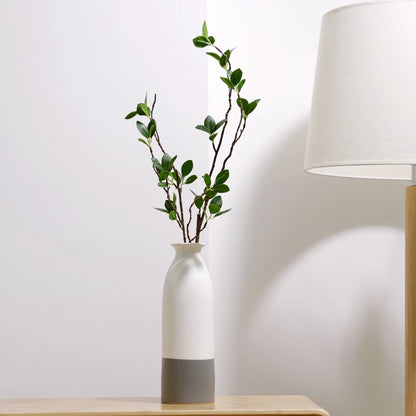 Japan Brief Flower Vase Ceramic Desk Simple Art Vases Home Party Decoration Tabletop Water Flowerpot Wedding Ornaments