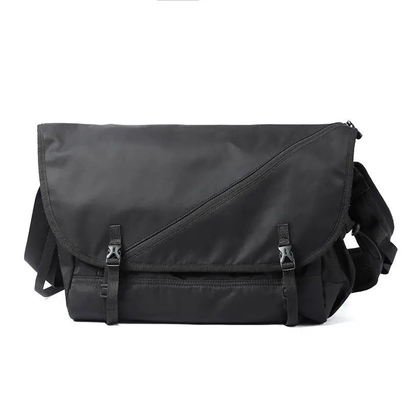 Japan Korean Style Men's Shoulder Crossbody Bag Waterproof Large Capacity Light weight Sport Casual Travel Messenger Sling Bag