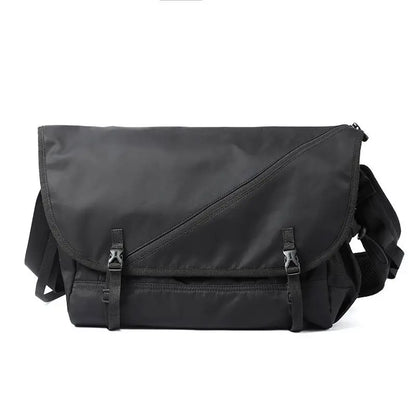 Japan Korean Style Men's Shoulder Crossbody Bag Waterproof Large Capacity Light weight Sport Casual Travel Messenger Sling Bag