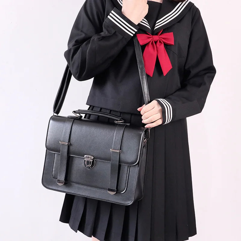 Japan Style Basic High Quality Lolita JK Backpacks Satchels ShoulderBags Girls Students School Messenger Bags Briefcase Bookbags