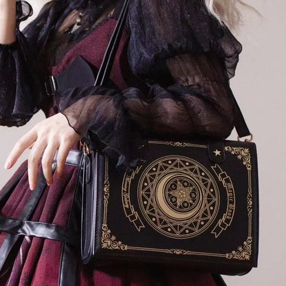Japan Style High Quality Lolita Gothic Backpacks Girl Students School Magic Shoulder Bags Briefcase Bookbags