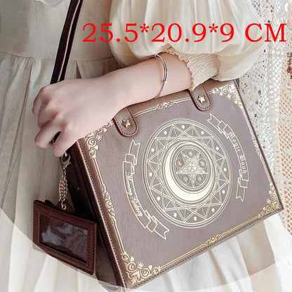 Japan Style High Quality Lolita Gothic Backpacks Girl Students School Magic Shoulder Bags Briefcase Bookbags
