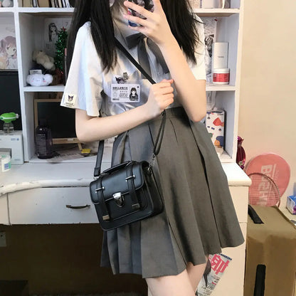 Japan Style Lolita Girls Shoulder Bags JK Handbags Square Bags