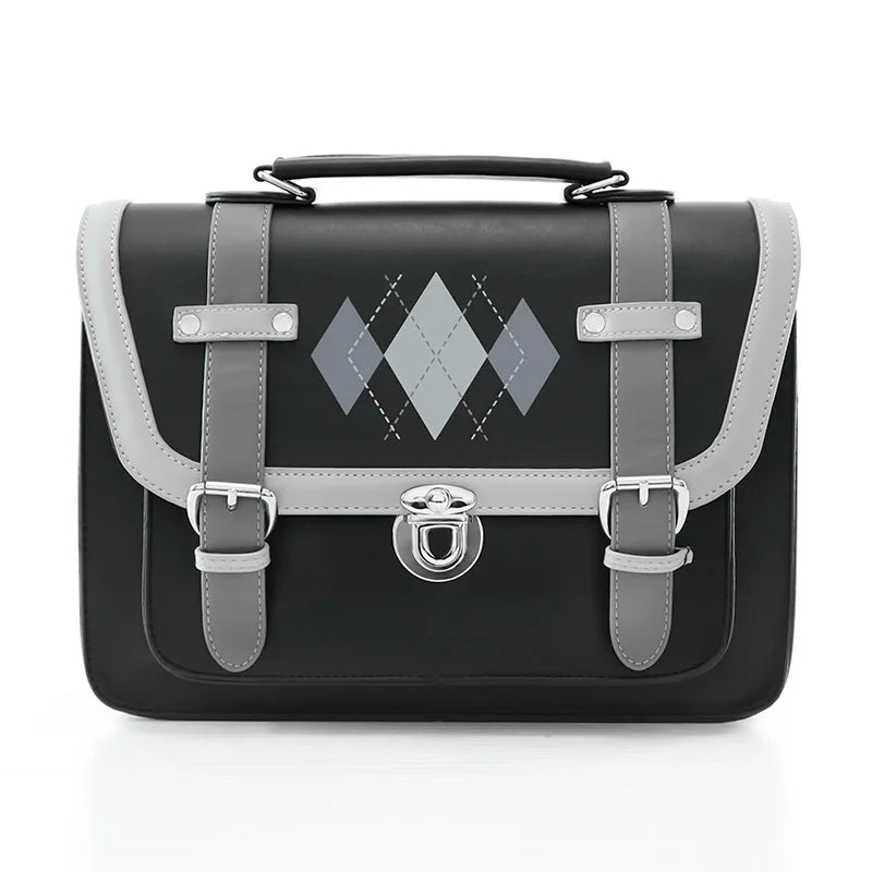 Japan Style Lolita JK Backpack Girl Students School Artificial Leather Shoulder Bags Briefcase Bookbag Messenger Bags