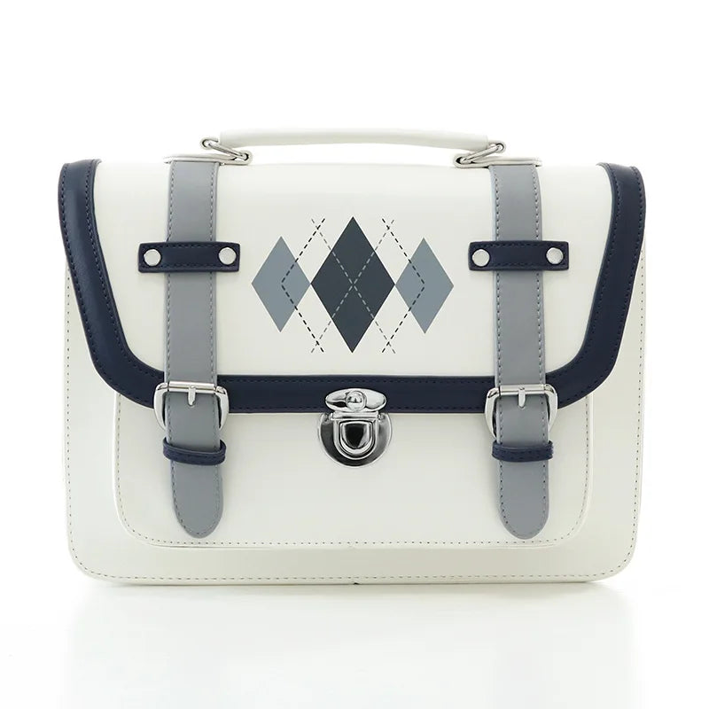 Japan Style Lolita JK Backpack Girl Students School Artificial Leather Shoulder Bags Briefcase Bookbag Messenger Bags