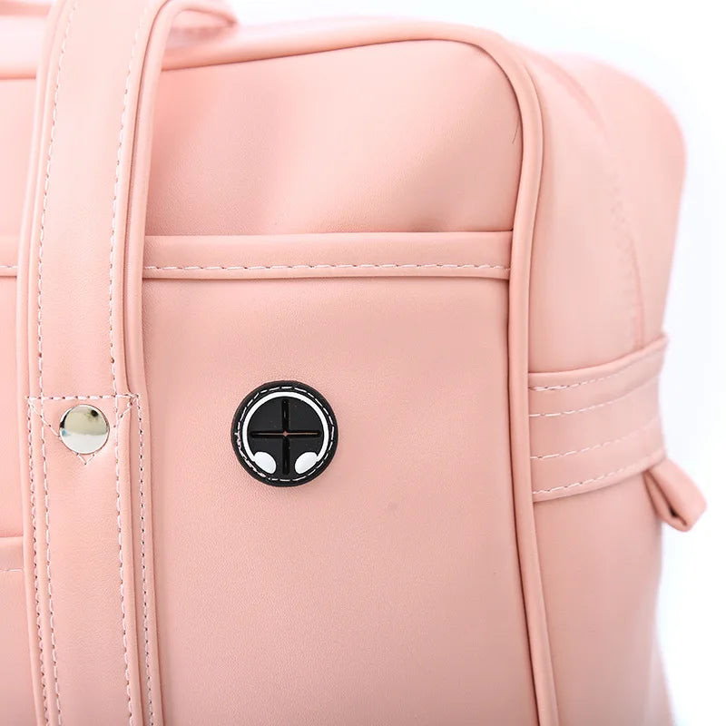 Japan Style School Student Bags Japanese Girl Lolita MessengerBags Strap Handbags JK Commuter PU Leather Bookbag Anime